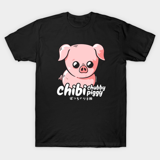 Chibi Chubby Piggy T-Shirt by wloem